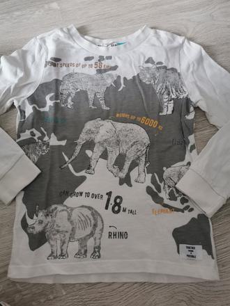 Tričko 6-8rokov, h&m,128