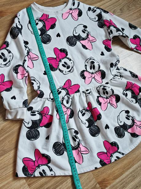 Mikinové šaty minnie 134, 134