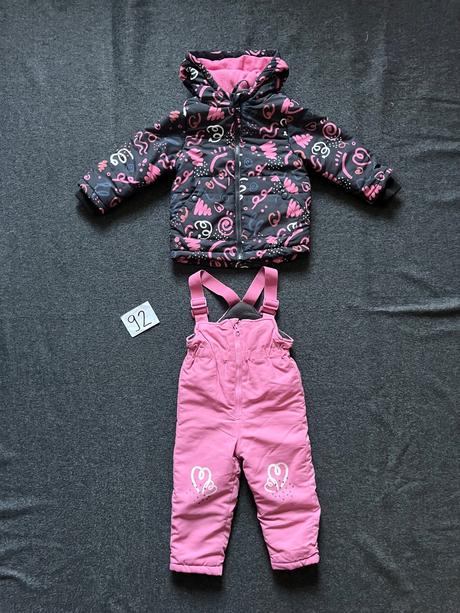 Zimný set bunda a otepľovačky na traky, pepco,92