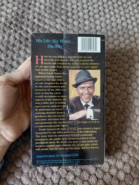 Vhs kazeta frank sinatra,