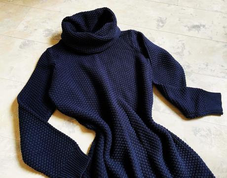 Pletené šaty s rolákom, esprit,l