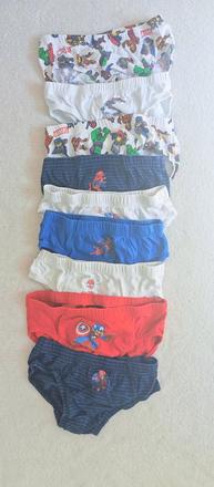 9x slipy hm 110-116, h&m,110
