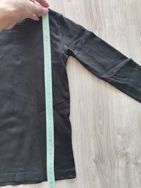 Dievčenské čierne tričko, dopodopo,98