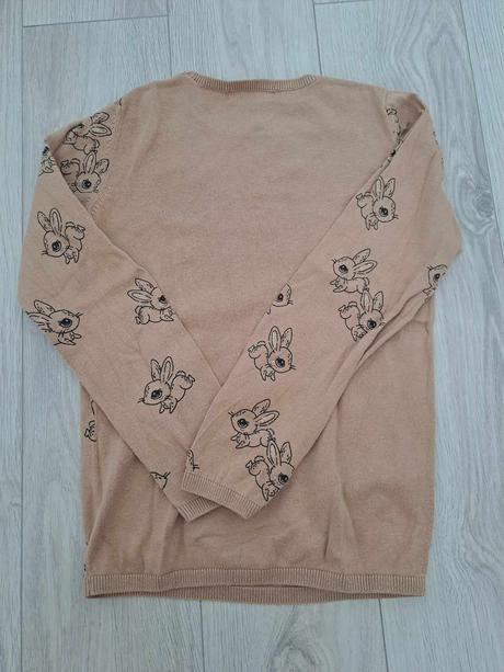 Svetríky so zajačikmi, h&m,134