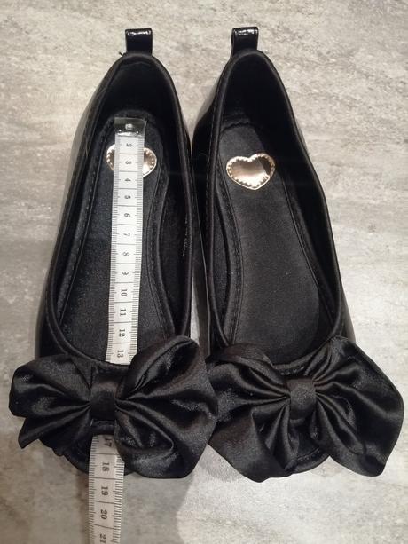 Lakovky s mašľou ham, v29, vd 17,5 cm, h&m,29
