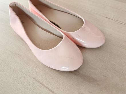 Nude jemne marhulove balerinky 38, 38