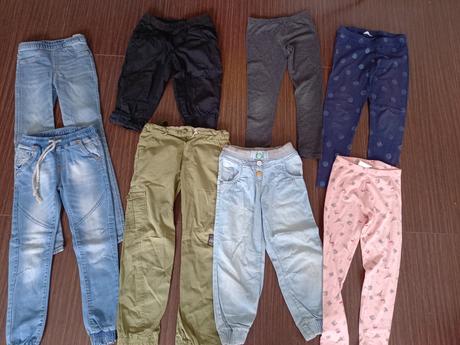 Nohavice, legíny, tepláky 122-128, 128