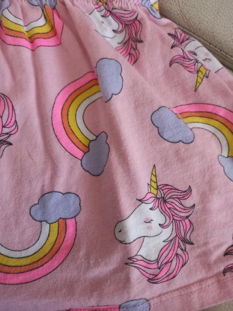 Šaty lindex dúha a jednorožec 86 - 92, lindex,92