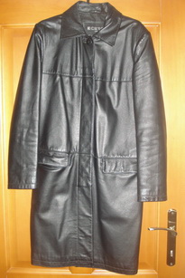 Dámsky kožený kabát, m