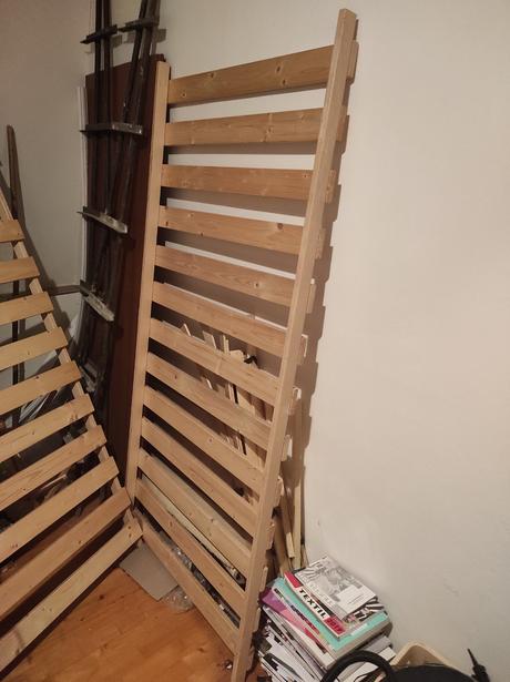 Smrekový rošt masív v ráme 90x200, šírka (cm): 90,dĺžka (cm): 200