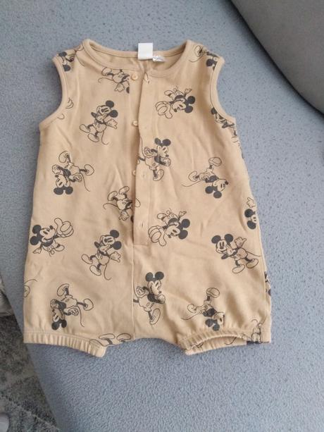 Letný komplet s mickeym, h&m,80