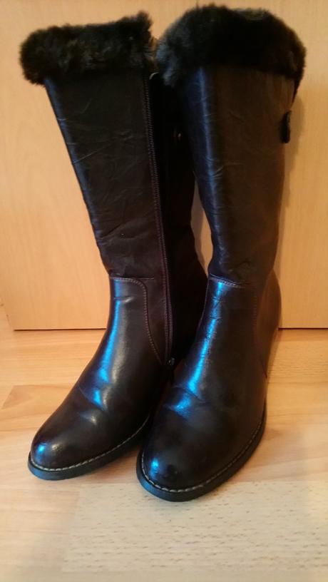 Dámske kožené čižmy 36, 36