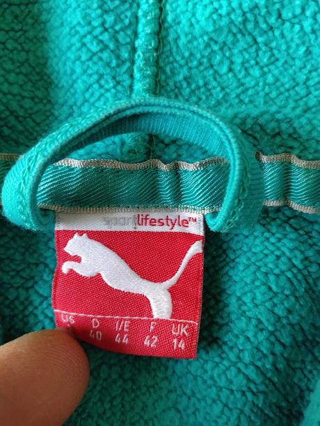 Mikina tyrkysová puma č. 40, puma,40