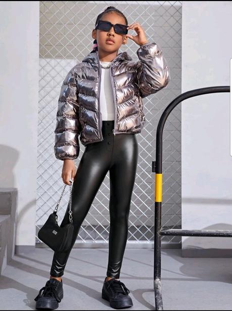 Koženkové legíny poštovné zdarma, 128 / 134 / 140 / 146 / 152