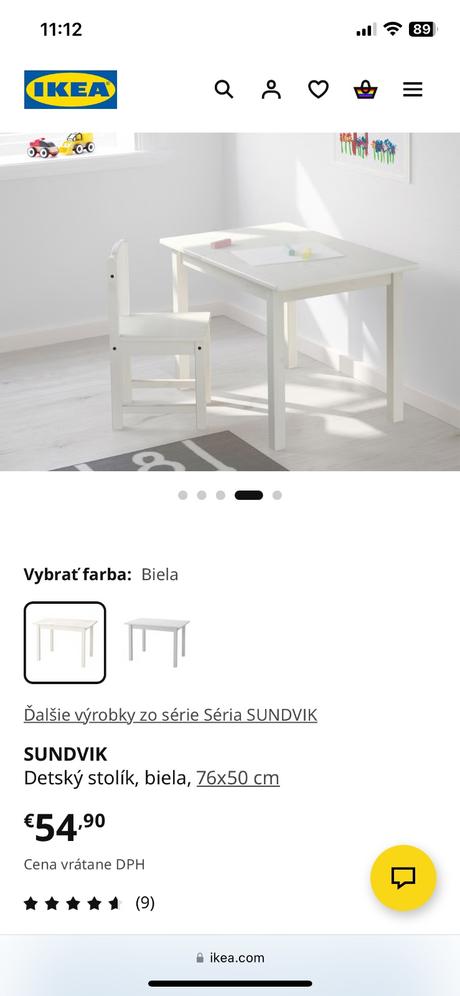 Detský stolík+stolička,