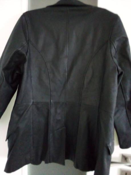 Damske kozene cierne sako 42, 42