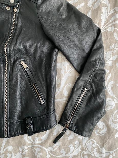 Vintage kožená bunda, zara,m