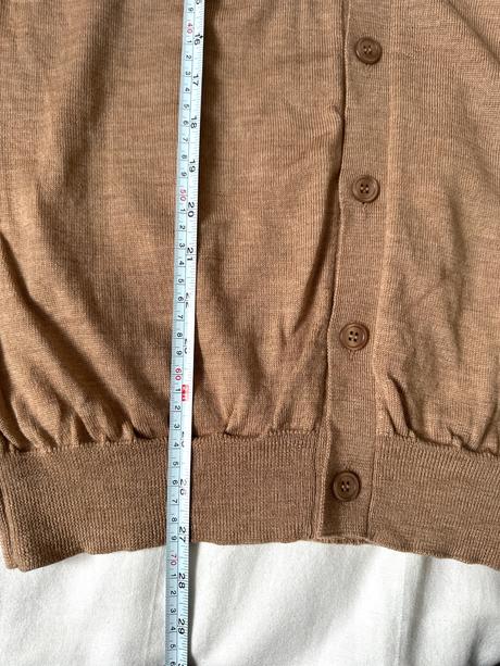 Luxusný kardigan zo merino extra jemnej vlny, l