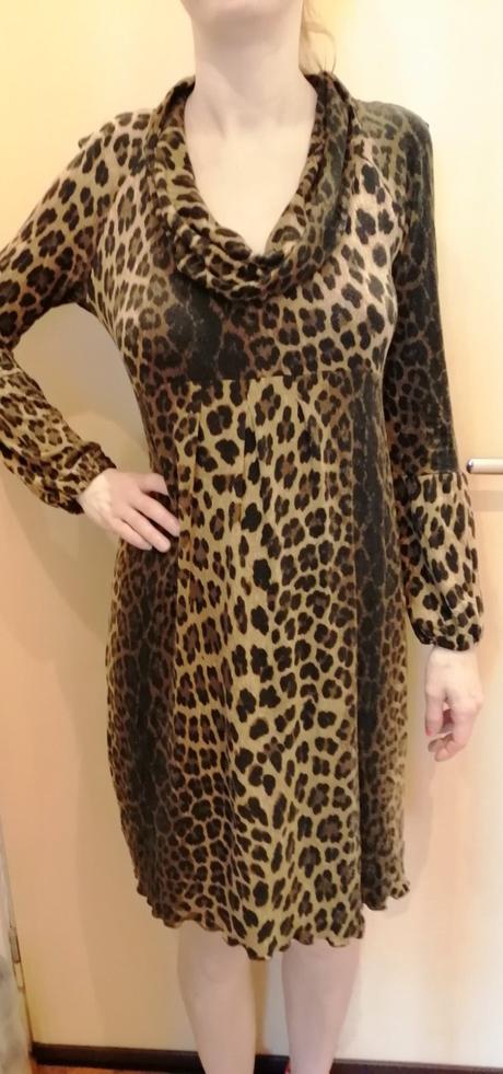 Tigrovane šaty vel.m,l, l