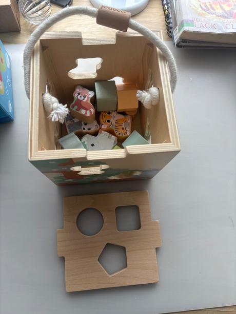 Drevená vkladačka zvieratká, 