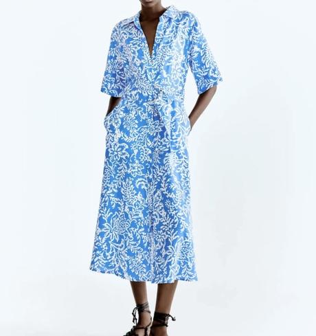 Ľanové šaty zara, zara,m