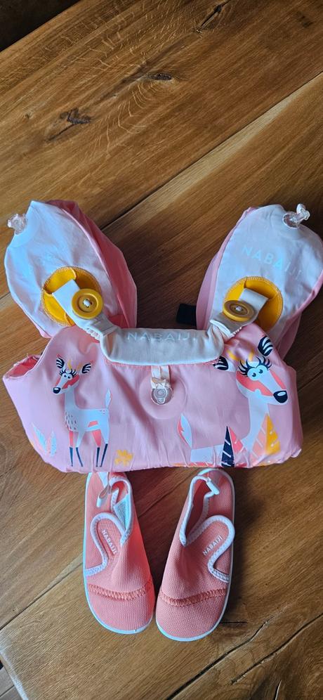 Set rukávniky a topánky do vody, 