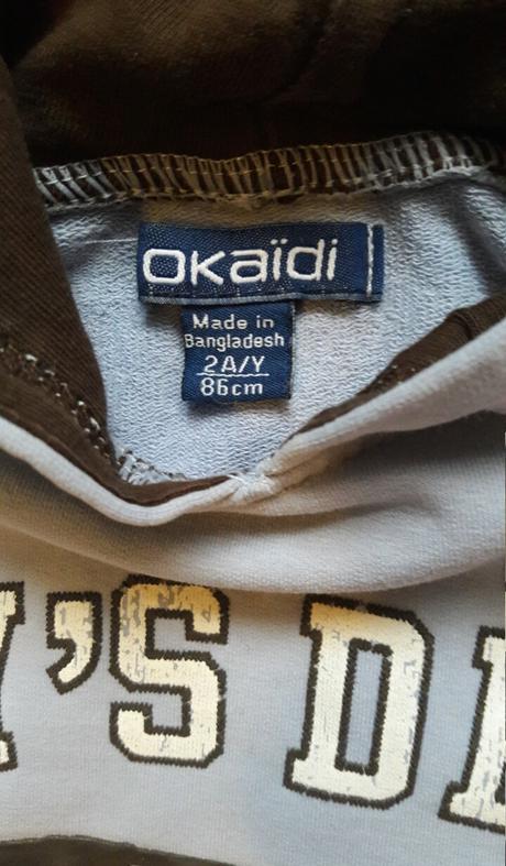 Mikinka s kapucňou okaidi vel.86, 86