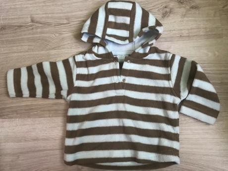 Mikinka pruhy 6-9 mes., cherokee,74