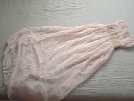 Svetlo ružové šaty s/m, s