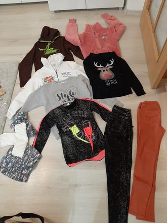 Balík dievčenskych vecí vel.146, 140–152