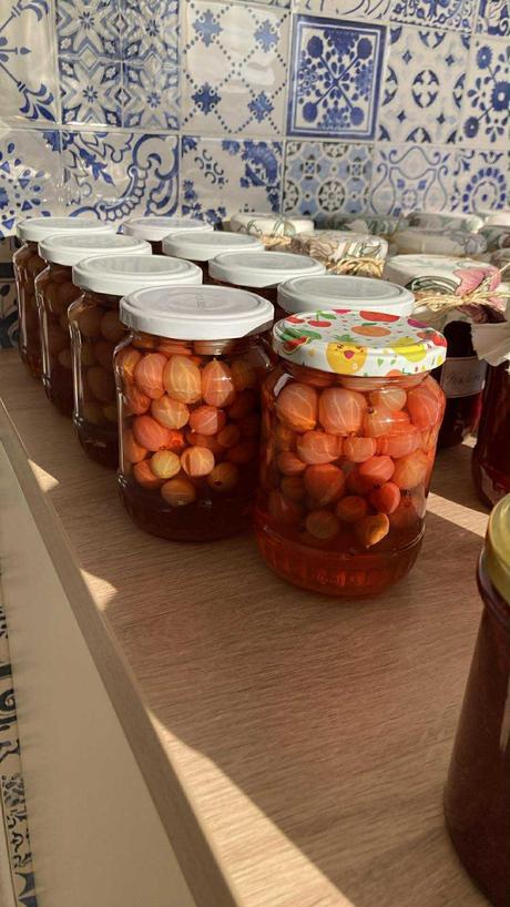 Egreše-domáce zavárané ovocie-720 ml/370 ml fľaša, 