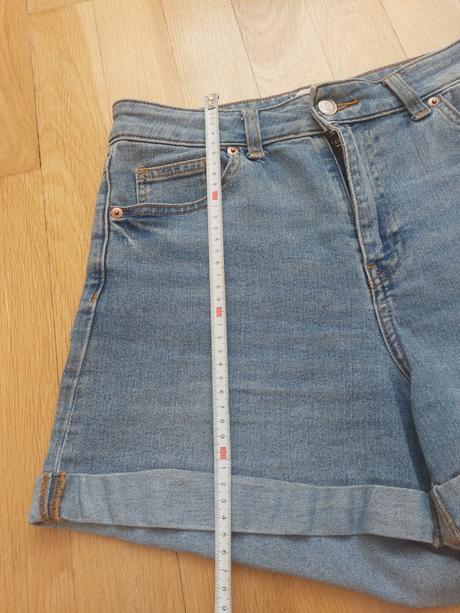 Rifľové šortky h&m veľkosť 40, h&m,40