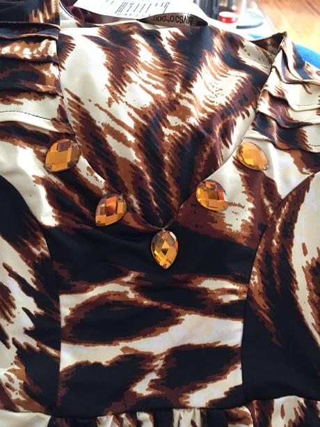 Vzorované saty rc, 40