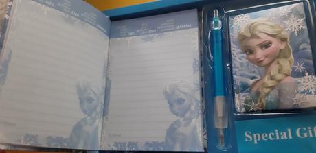 Frozen set adresár, diár, pero, 