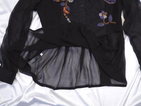 Luxusná hodvábna blúzka miu miu, s