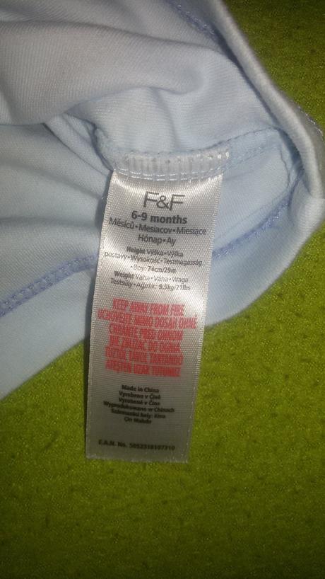 Tričko s dlhým rukávom, f&f,74