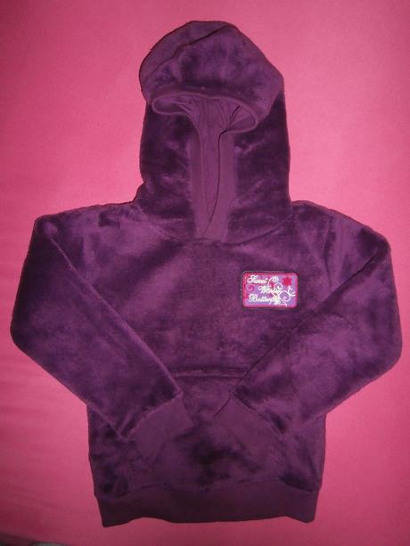 Plyšová mikina s kapucňou, okay,116