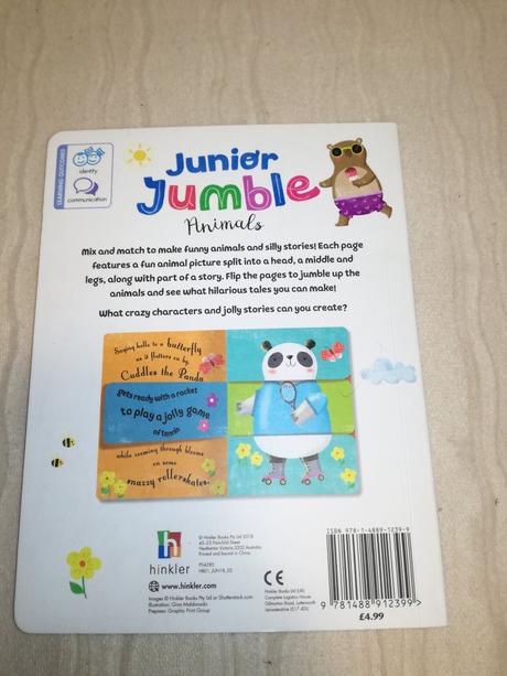 Junior jumble animals mix and match au19, 