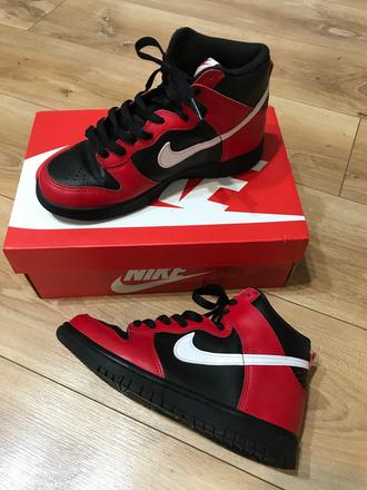 Členkové tenisky veľ.37,5 nike dunk high (gs), nike,37