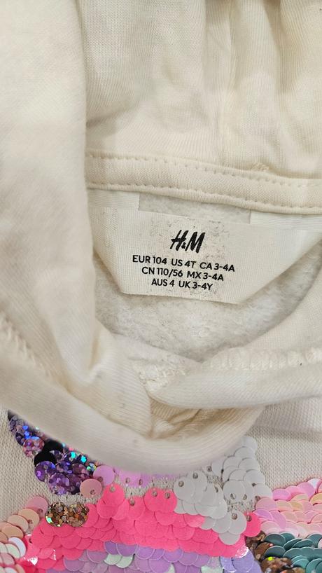 Mikina h&m, h&m,104