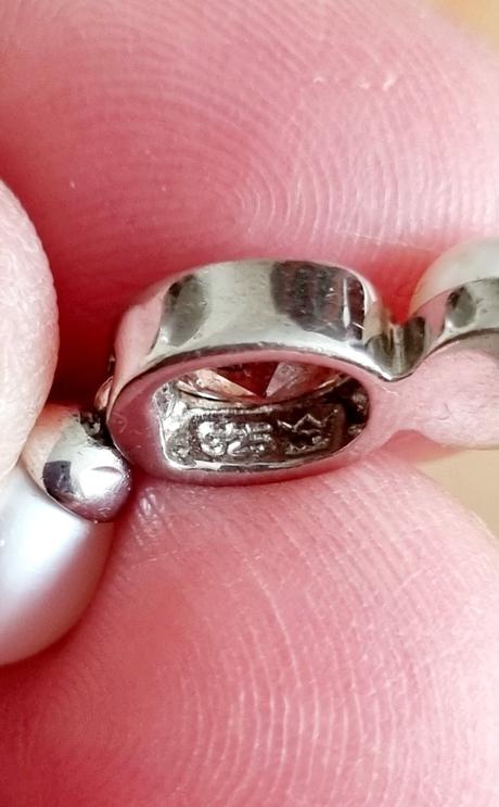 Stieborný prívesok zirkóny perly, 