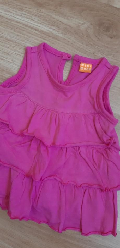 Ružové šaty 6-9 m., mini mode,68