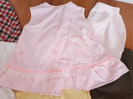 Letné dievčenské oblečenie - veľkosť 80, 68–80