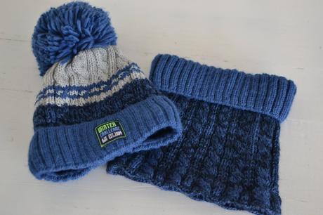 Detská zimná čiapka s nákrčníkom 6-8 rokov, 122