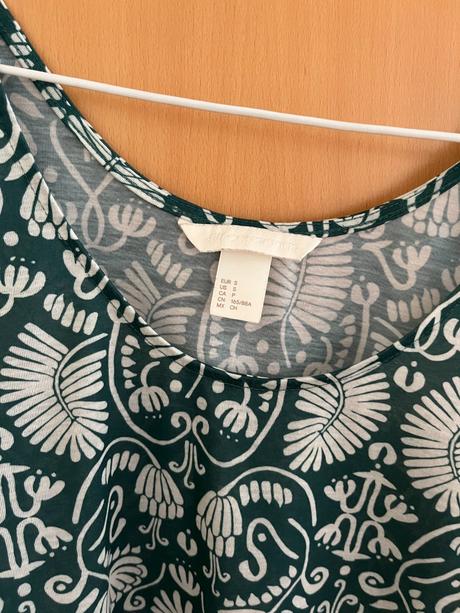 H&m tielko s ornamentami, h&m,s