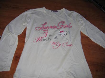 Dievčenské tričko s dlhým rukávom, 152