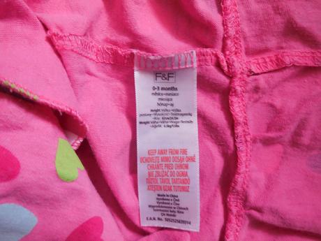 Srdiečkové tričko - tunika, f&f,62