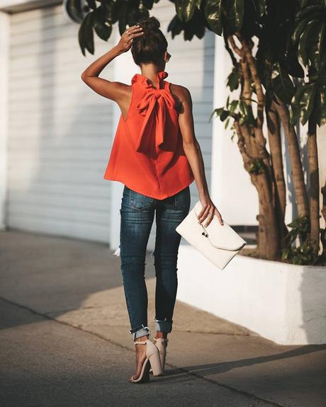 Top bluzka orange, s