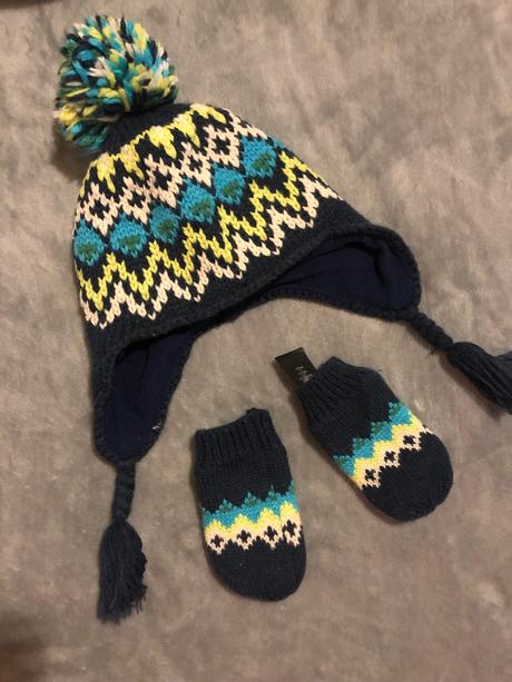 Suprava ciapka a rukavice, next,86