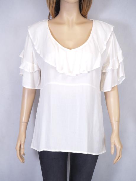 Biela blúzka/top i say, 44